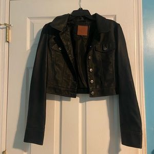 Beverly Hills Polo Club Faux Leather Jacket L